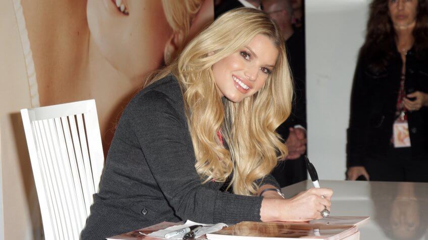Jessica Simpson at an in store appearance to launch her new fragrance 'Fancy'.