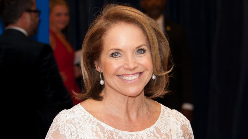 Katie Couric arrives at the White House Correspondents� Association Dinner May 3, 2014 in Washington, DC.