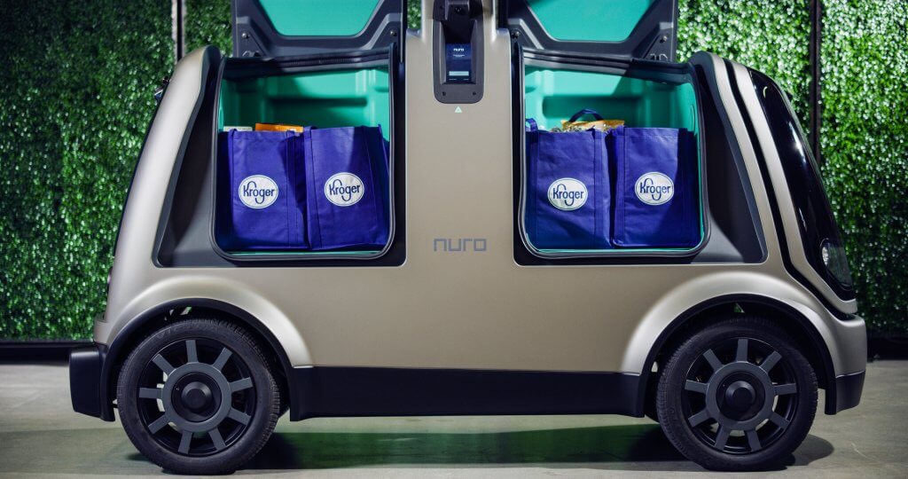 Kroger Nuro driverless grocery delivery service