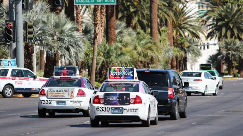 Las Vegas taxi cab