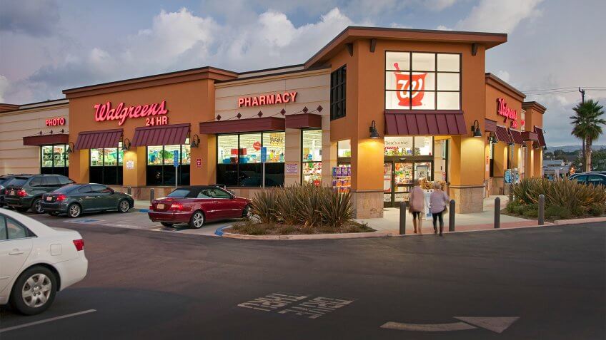 Walgreens store located in Manhattan Beach, California