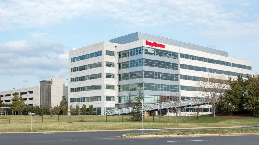 Raytheon office building in Sterling Virginia.