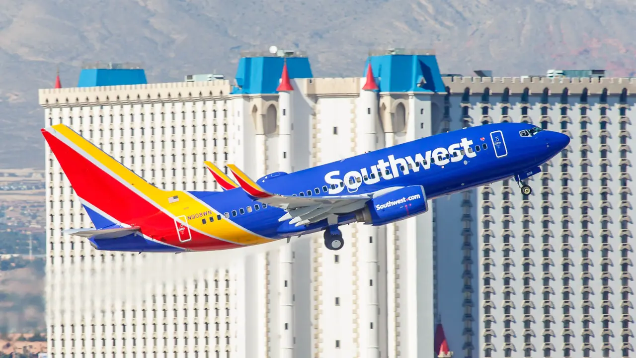 Southwest airlines in Las Vegas