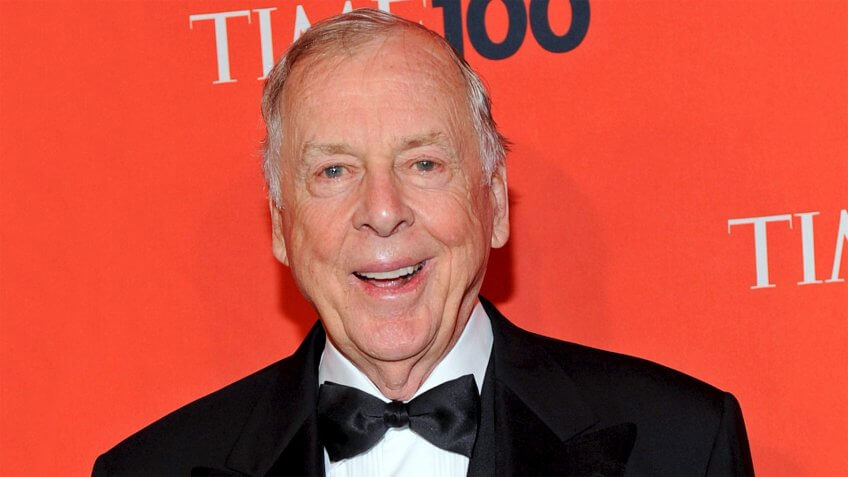 Mandatory Credit: Photo by Peter Foley/EPA/REX/Shutterstock (7816119d)Us Businessman T-boone Pickens Attends the Time 100 Gala a Celebration of 'Time' Magazine's 100 Most Influential People in the World in New York Usa 05 May 2009Usa Time 100 - May 2009.