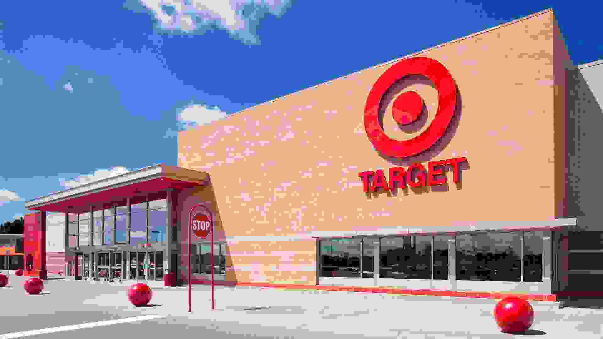 Exterior view of Target chain store in Minnetonka, Minnesota.