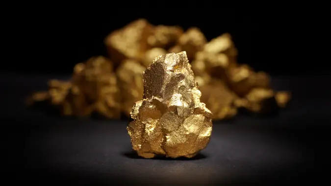precious metal gold nugget