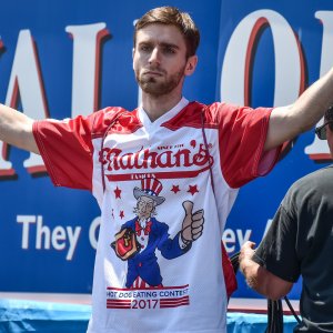Nathan’s Famous International Hot Dog Eating Contest, New York, USA – 04 Jul 2017