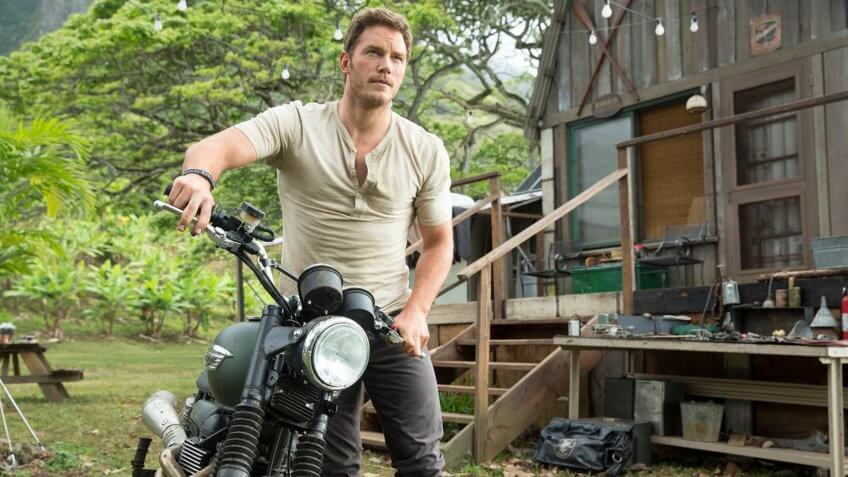 Chris Pratt 'Jurassic World' Film - 2015