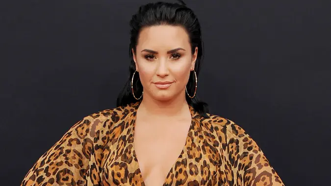 Demi Lovato at the 2018 Billboard Music Awards held at the MGM Grand Garden Arena in Las Vegas, USA on May 20, 2018.