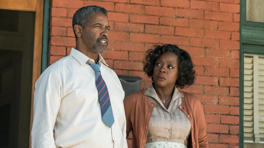 Photo by David Lee/Paramount/Kobal/REX/Shutterstock Denzel Washington and Viola Davis 'Fences' Film - 2016