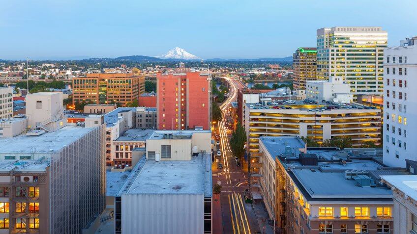 Portland Oregon downtown