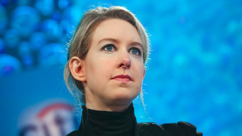 Elizabeth Holmes ex-Theranos CEO