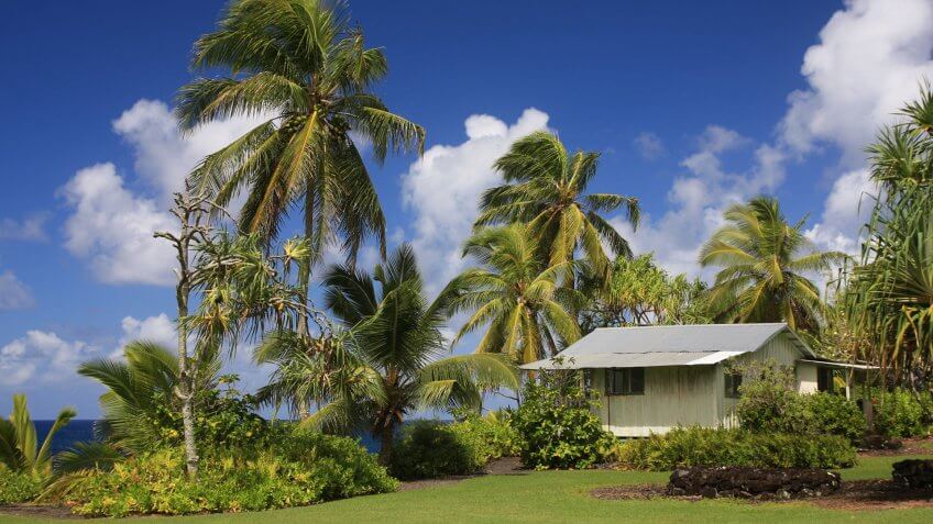 A small Maui home.