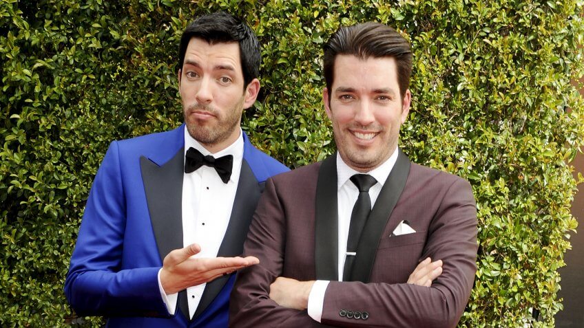 Photo by Picture Perfect/REX/Shutterstock (5074102bq)Jonathan Scott & Drew ScottCreative Arts Emmy Awards, Arrivals, Los Angeles, America - 12 Sep 2015.