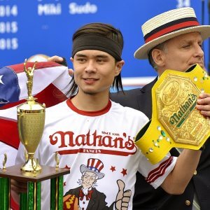 99th Annual Nathan’s Hot Dog Eating Contest, New York, America – 04 Jul 2015