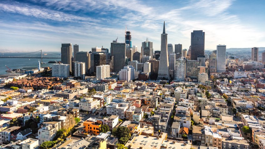 San Francisco Downtown, California.