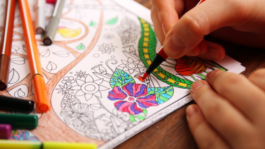 adult coloring book