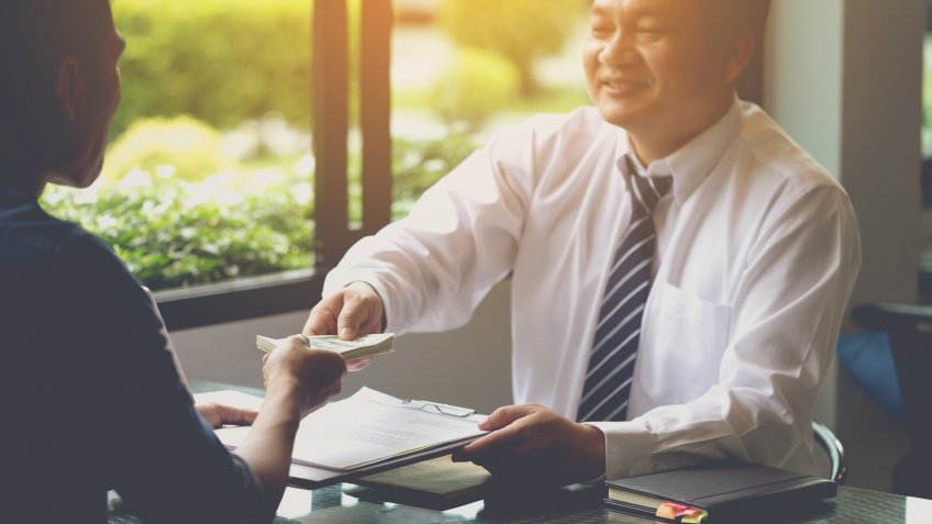 businessmen pay a lot of money to their customers for a return on their investment.