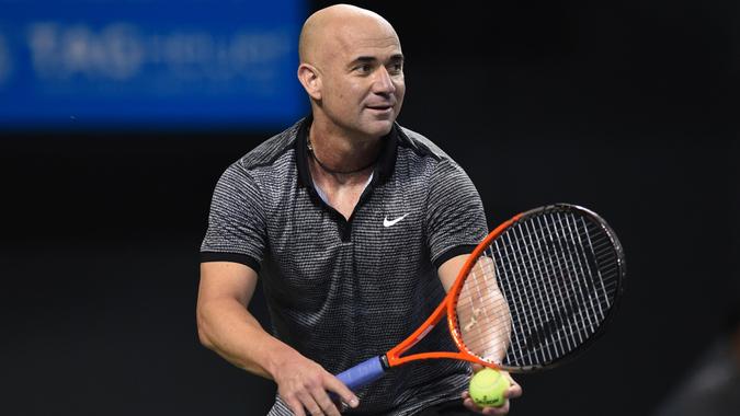 Andre Agassi'Charity Dream Match' Tennis event, at the Ariake colloseum, Tokyo, Japan - 22 Nov 2014.