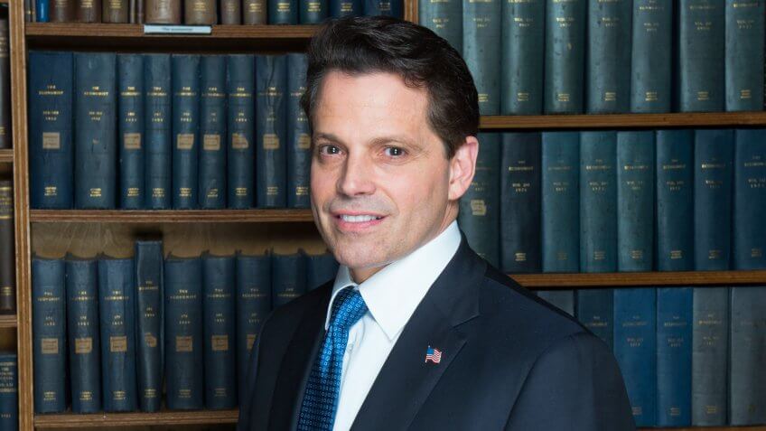 Anthony Scaramucci at the Oxford Union, UK - 16 Oct 2017.