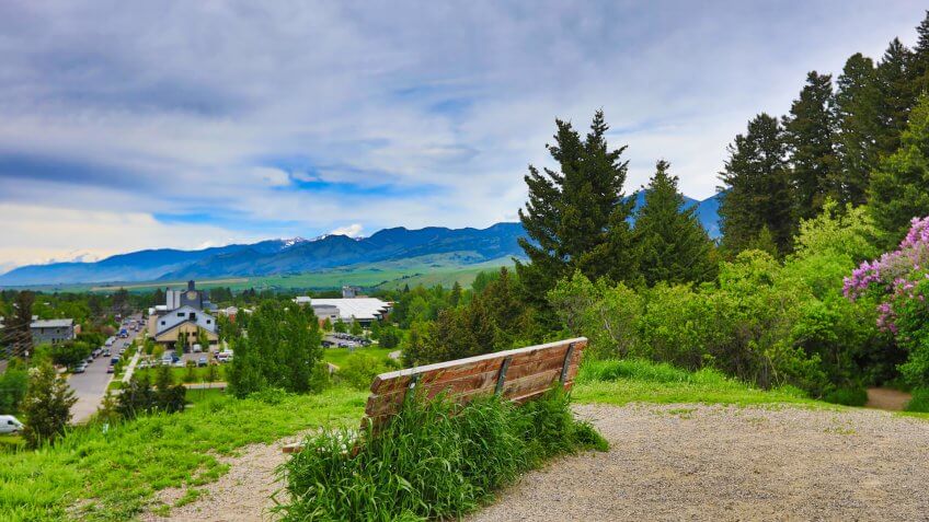 The hills of Bozeman, Montana are full of paths for walking, running and other fitness activities.