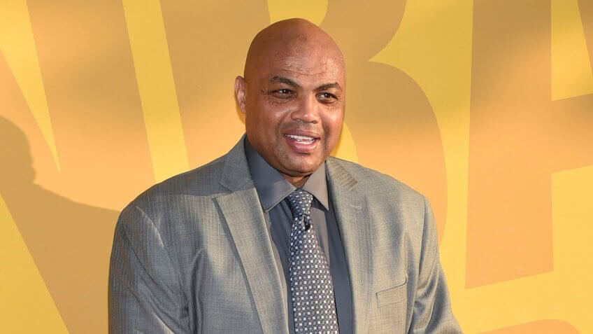 Mandatory Credit: Photo by Invision/AP/REX/Shutterstock (9241427aq)Charles Barkley arrives at the NBA Awards at Basketball City at Pier 36, in New York2017 NBA Awards - Arrivals, New York, USA - 26 Jun 2017.