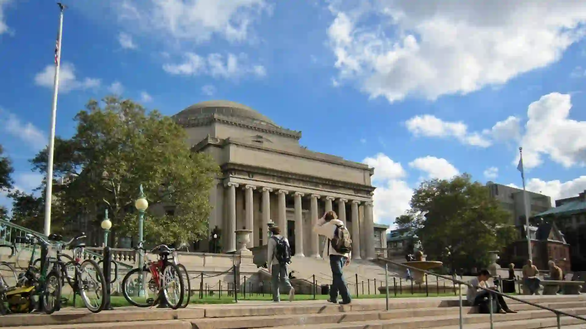 New York, NY, USA - October 14, 2014: Columbia University is one of the most prestigious private colleges in the US.