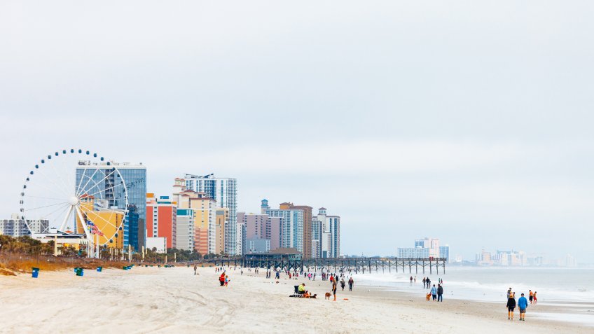 Myrtle Beach waterfront.