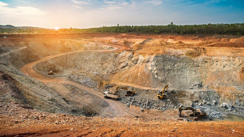Iron ore mine in Ohio