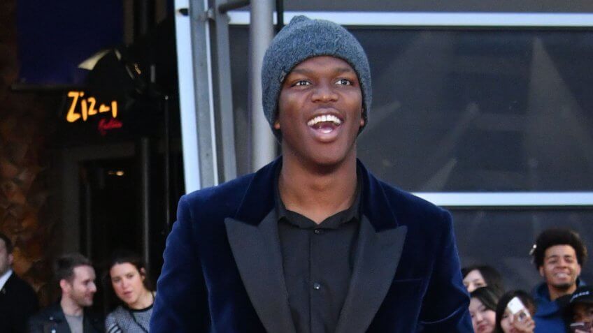 Olajide Olatunji, aka KSI'Laid in America' film premiere, London, UK - 26 Sep 2016Premiere of Laid In America , a comedy about two foreign exchange high-school students who are kidnapped during their quest to get laid on their last night in America, at Cineworld Greenwich, The O2, London.