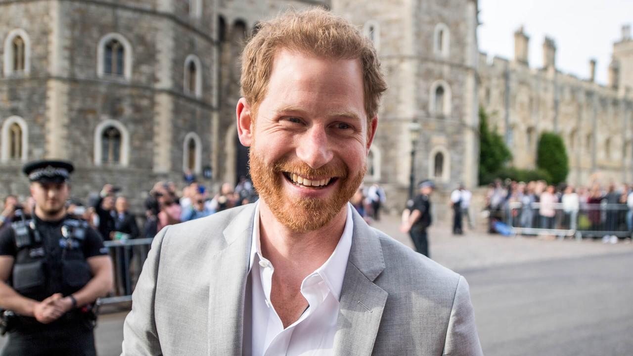 Mandatory Credit: Photo by James Gourley/REX/Shutterstock (9683051y)Prince Harry outside Windsor CastleRoyal Wedding of Prince Harry and Meghan Markle in Windsor, United Kingdom - 18 May 2018.