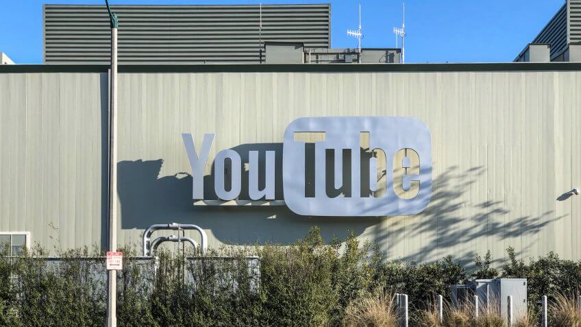 Los Angeles, CA: March 25, 2018: YouTube building in Playa del Rey.