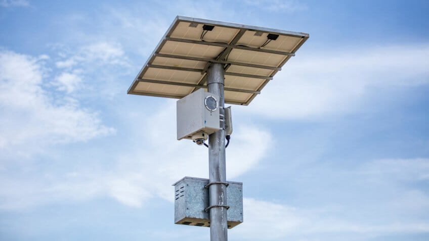 Rehoused FLIR camera system in a National Park in central Kenya.