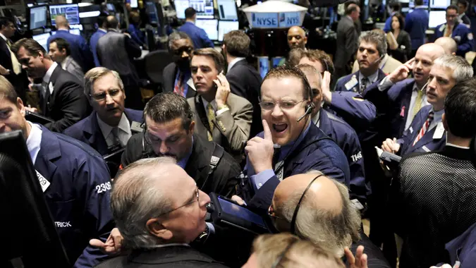 Photo by Justin Lane/EPA/REX/Shutterstock Traders Work at the Stall Selling Shares of Citigroup Stock On the Floor of the New York Stock Exchange at the Start of the Trading Day in New York New York Usa On 21 November 2008 the Dow Jones Industrial Average Started Up About 150 Points About 2 Percent After Losing More Than 10 Percent Over the Last Two Days Usa New York Stock Exchange - Nov 2008
