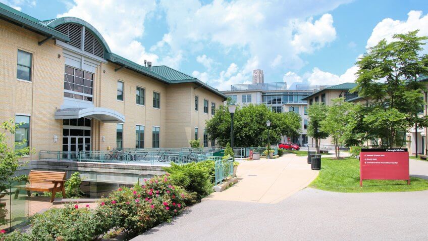 PITTSBURGH, USA - JUNE 30, 2013: Carnegie Mellon University view in Pittsburgh.