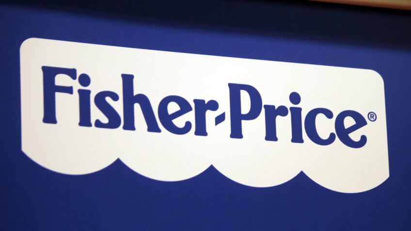 CIRCA SEPTEMBER 2014 - BERLIN: the logo of the brand "Fisher Price".