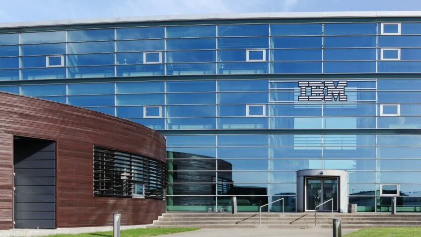 Aarhus, Denmark - September 11, 2016: IBM building and office in Aarhus, Denmark.