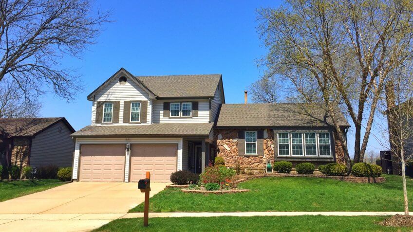 Illinois suburb house
