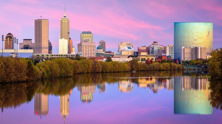 Indianapolis Indiana skyline
