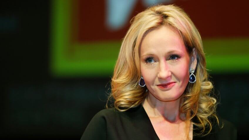 Photo by Lefteris Pitarakis/AP/REX/Shutterstock British author J.K. Rowling as she poses for the photographers during photo call to unveil her new book, entitled: 'The Casual Vacancy', at the Southbank Centre in London. A lawyer who let slip J.K. Rowling's secret thriller-writer identity has been fined 1,000 pounds ($1,645) for breaching client confidentiality rules. Chris Gossage of London law firm Russells Solicitors - which represents Rowling - told a friend of his wife that the "Harry Potter" creator was author of "The Cuckoo's Calling," published last year under the name Robert Galbraith. The friend tweeted the information, and it was followed up by the Sunday Times Britain JK Rowling, London, United Kingdom