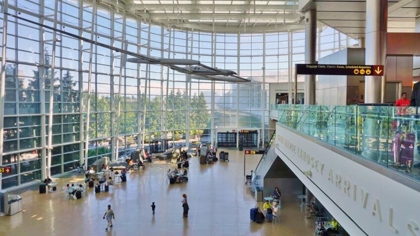 Sea-Tac Seattle-Tacoma International Airport (SEA) is the largest airport