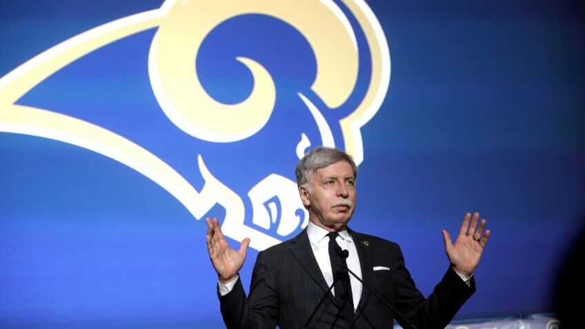 Mandatory Credit: Photo by Nick Ut/AP/REX/Shutterstock (6014303j)Stan Kroenke Stan Kroenke, owner of the St.
