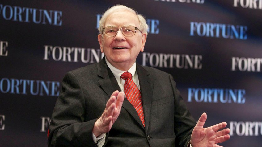 Mandatory Credit: Photo by Nati Harnik/AP/REX/Shutterstock (6209348w)Warren Buffett Billionaire investor Warren Buffett speaks on the topic of "Women and Work" during a sit-down interview organized by Fortune, in front of an audience at the University of Nebraska at Omaha's College of Business Administration, in Omaha, Neb.