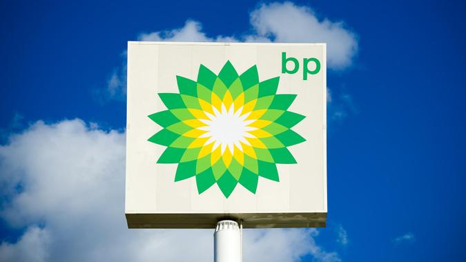 BP oil gas station