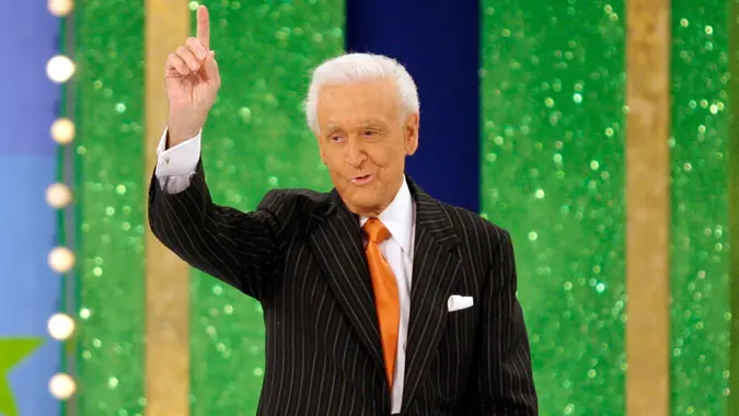 Photo by DAMIAN DOVARGANES/AP/REX/Shutterstock Bob Barker Television game show host Bob Barker gestures during a live taping of "The Price Is Right" at CBS Studios in Los Angeles TV BOB BARKER RETIRES, LOS ANGELES, USA