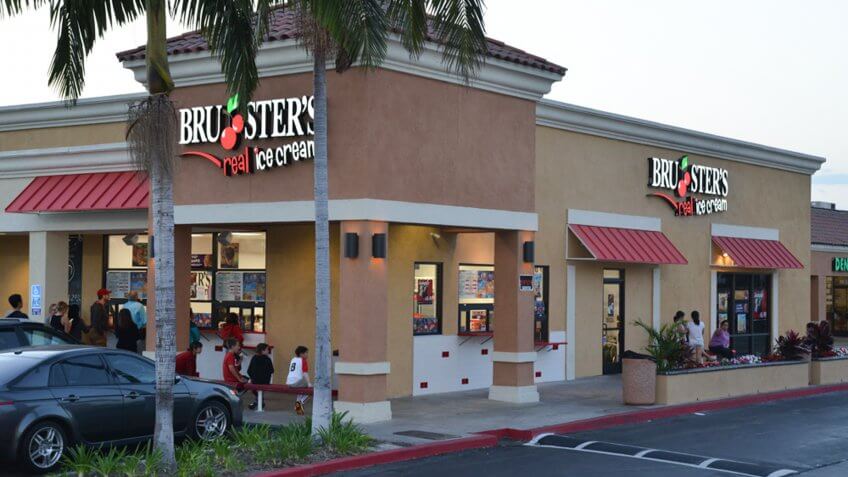 Bruster's Real Ice Cream store in Cypress