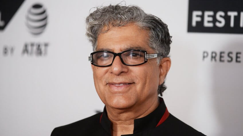 Mandatory Credit: Photo by Erik Pendzich/REX/Shutterstock (9070765e)Deepak Chopra'Religion of Sports' TV Show screening, Tribeca TV Festival, New York, USA - 22 Sep 2017.
