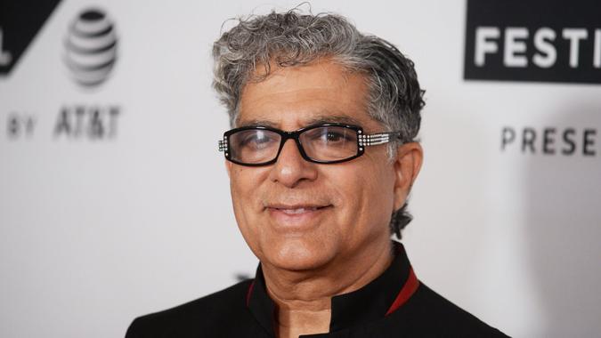Mandatory Credit: Photo by Erik Pendzich/REX/Shutterstock (9070765e)Deepak Chopra'Religion of Sports' TV Show screening, Tribeca TV Festival, New York, USA - 22 Sep 2017.