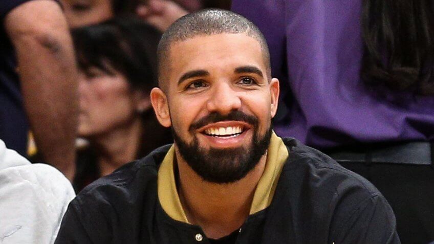 Mandatory Credit: Photo by John Salangsang/Invision/AP/REX/Shutterstock (9061824u)Rapper Drake attends the game between the Los Angeles Lakers vs.