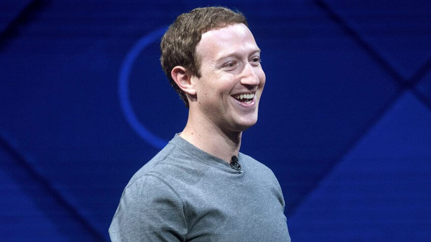 Mandatory Credit: Photo by AP/REX/Shutterstock (8617706b)Facebook CEO Mark Zuckerberg speaks at his company's annual F8 developer conference, in San Jose, CalifFacebook Event, San Jose, USA - 18 Apr 2017.